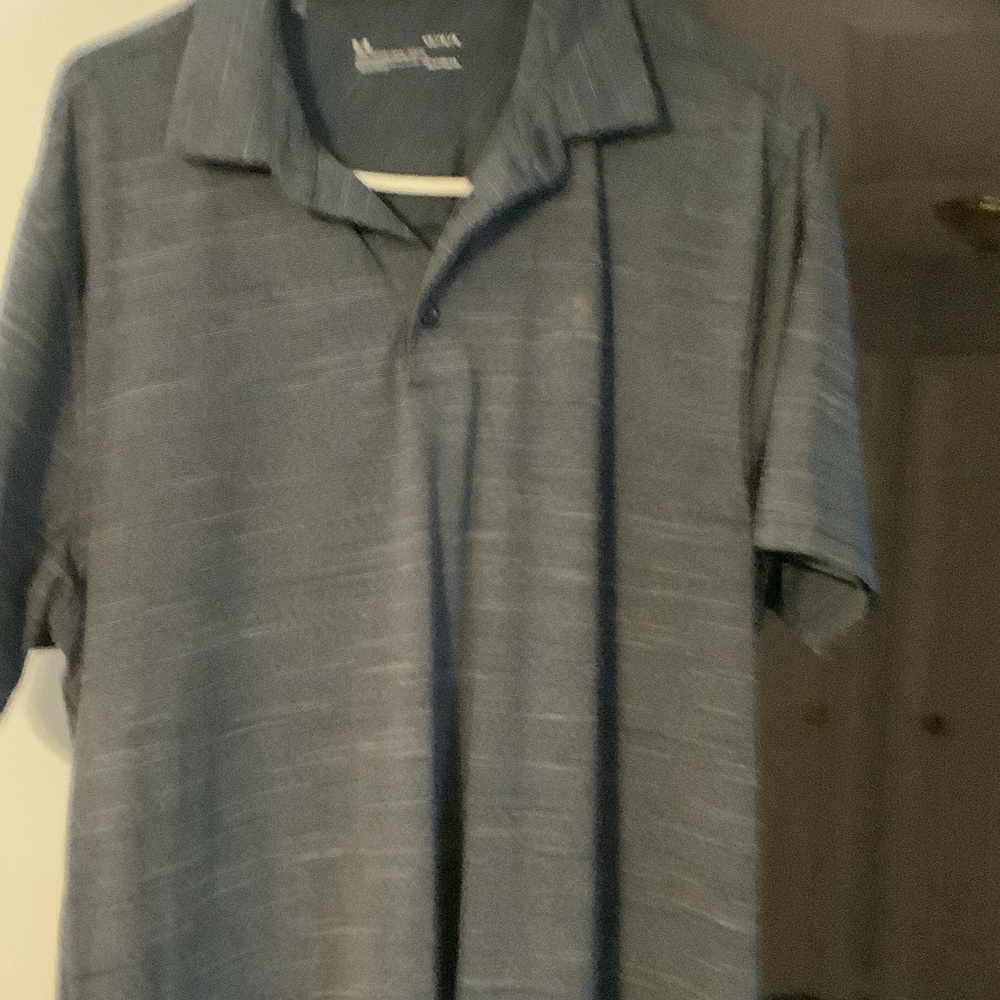 Under Armour Dark Gray Polo Shirt, Heat‎ gear, large